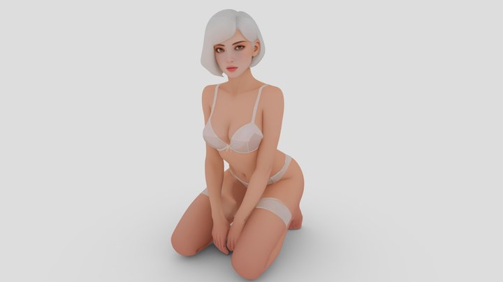 Asian underwear 3D Model