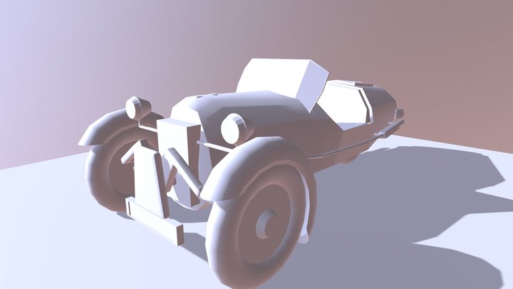 Morgan Sports Car 3D Model
