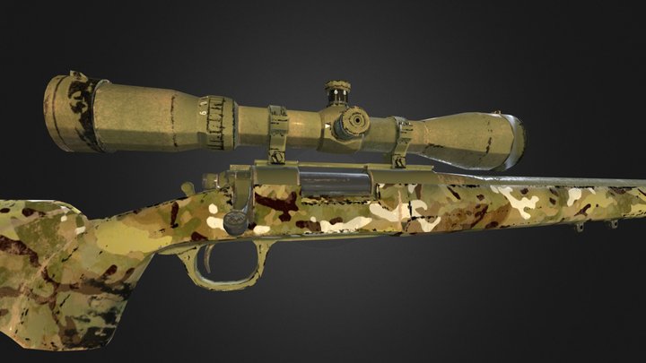 Remington 700 3D Model