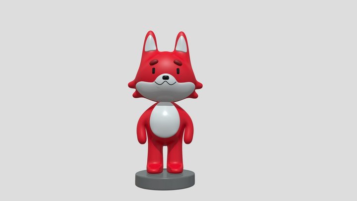 Fox 3D Model