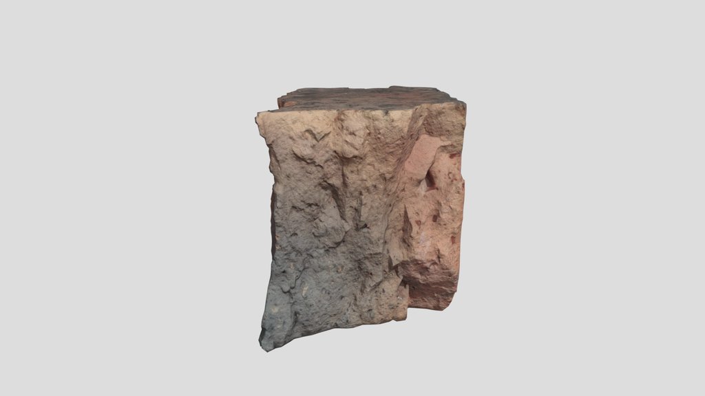 A Piece Of Brick Scan Photogrammetry