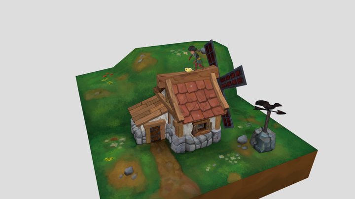 Animate_hause 3D Model