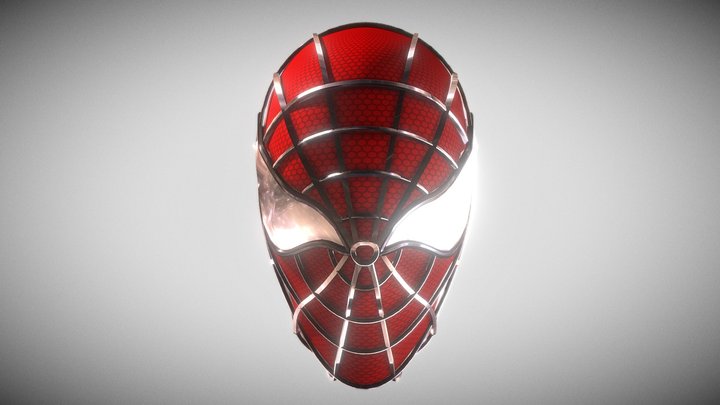 spiderman mask 3D Model