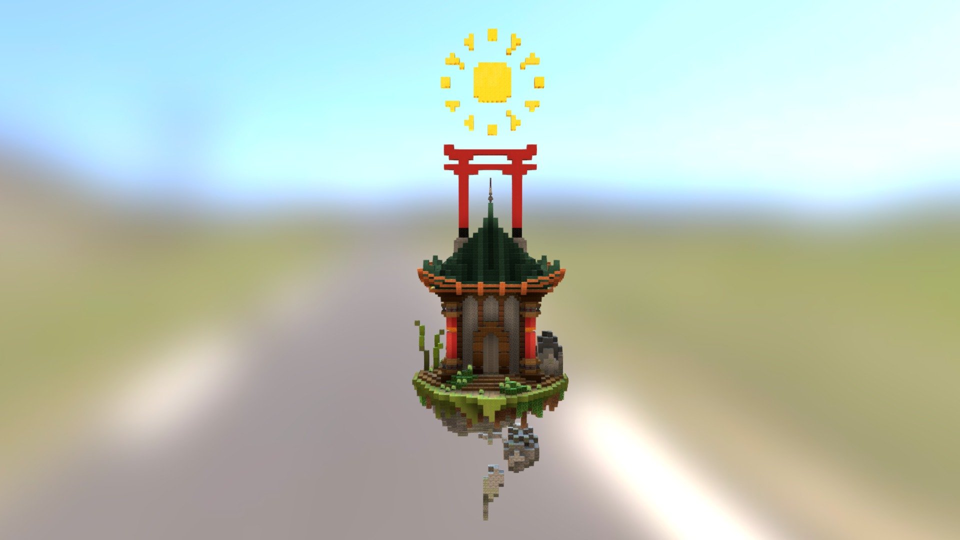 Skyblock Island ~ Oriental Theme - 3D model by KoraProjects [35d79ec ...