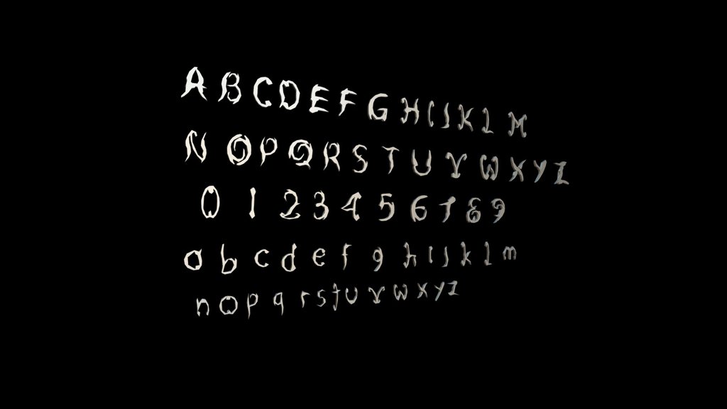 ZIRCUS_Font_lowpoly