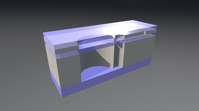 Silicon channel cell 3D Model