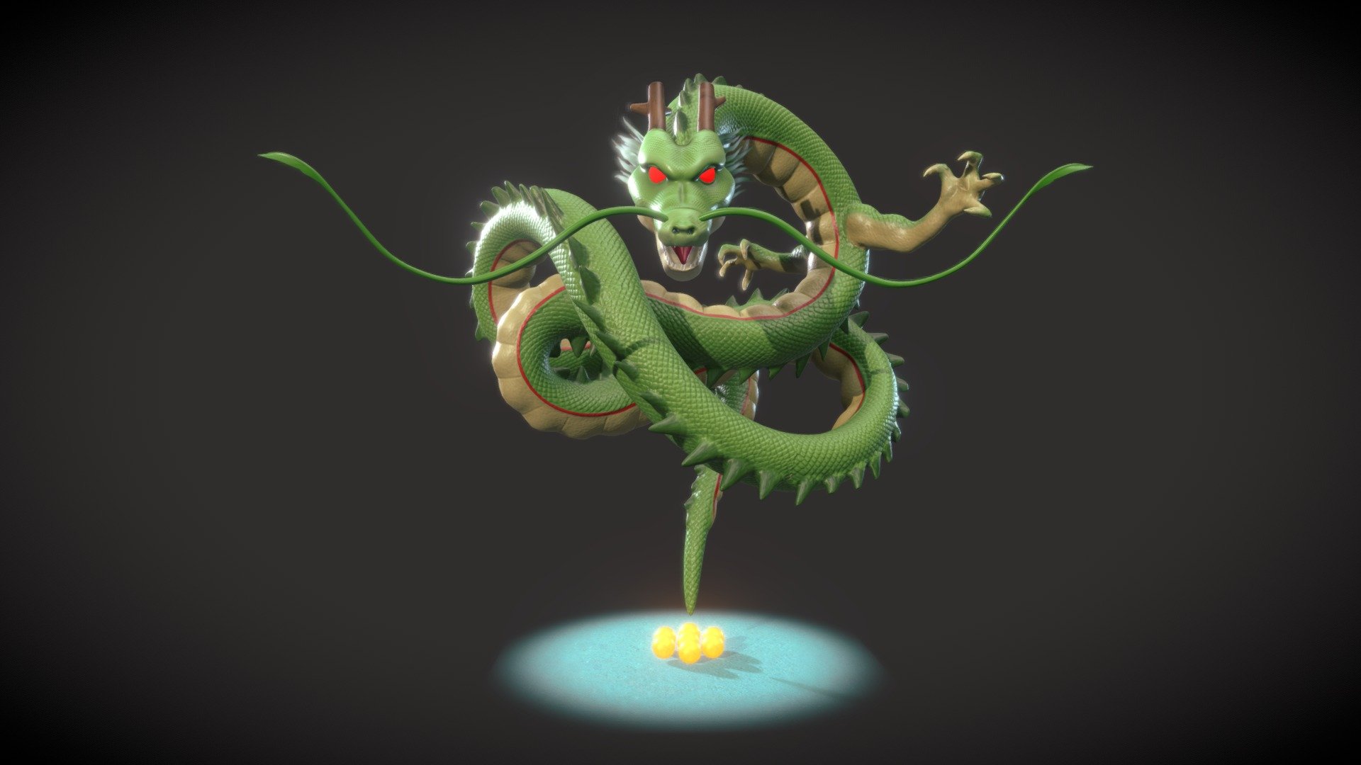 Shenron - Dragon Ball - Buy Royalty Free 3D model by Tareqitos