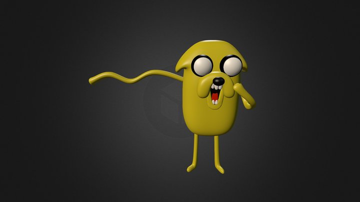 Jake Adventure Time 3D Model