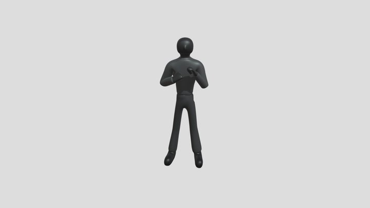 Pose Man For 3D Animation 3D Model