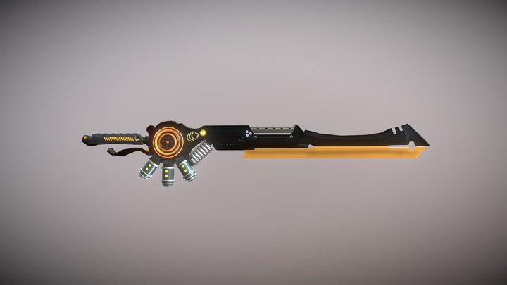 Steam Blade 3D Model
