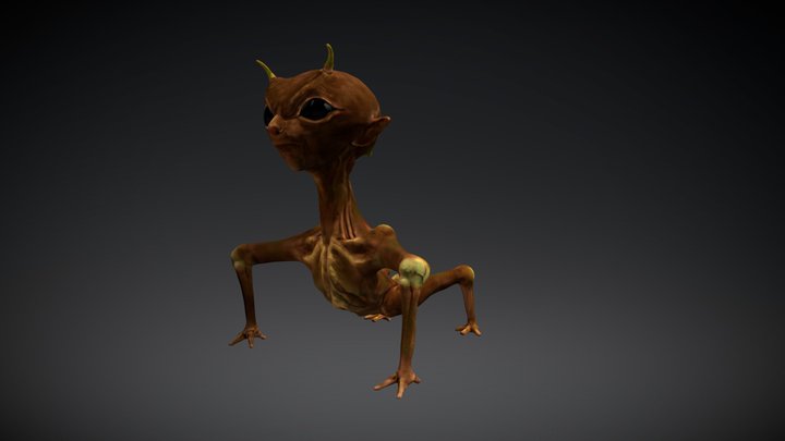 Alien Nightcrawler 3D Model
