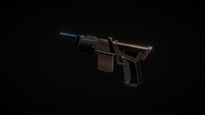 HandGun 3D Model