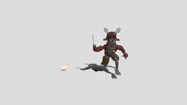 Grim Foxy fnaf 3D Model