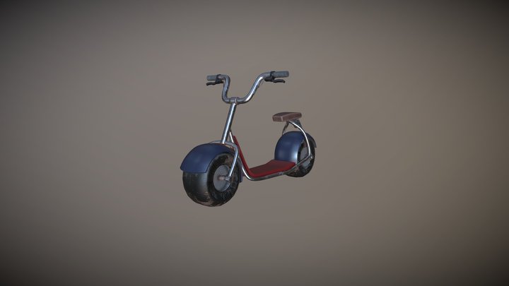 Electric Scooter Model 3D Model