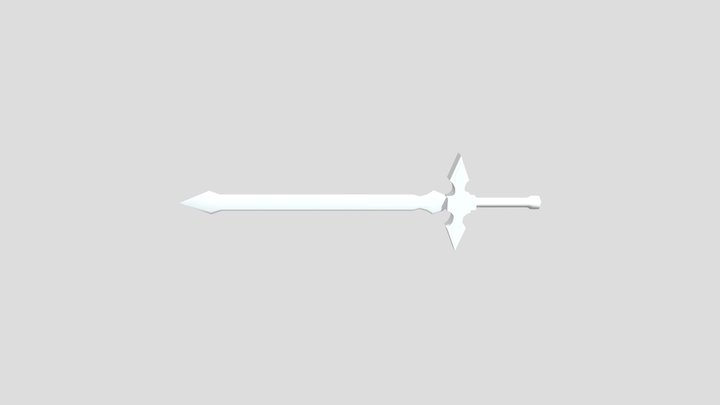 SAO(Sword Art Online) Sword Asuna 3D Model