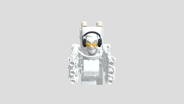 G-toilet-30-skibidi-toilet-gman 3D Model
