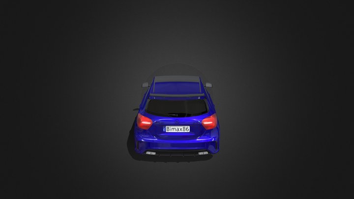 Mercedes-benz A45. 3D Model