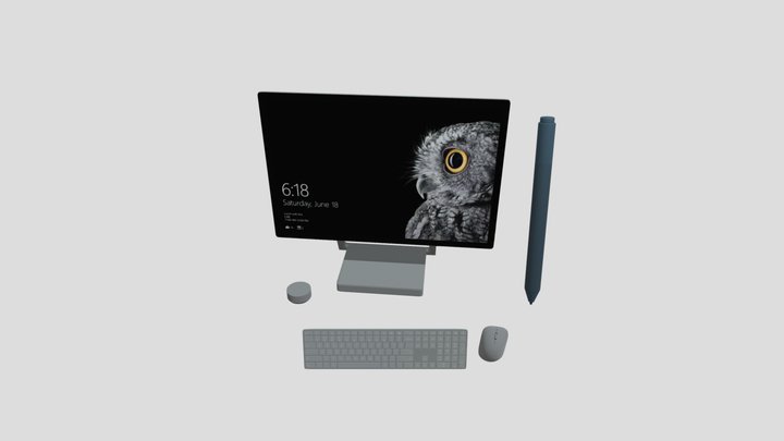 computer 3D Model