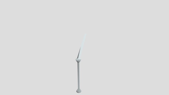 Rigged saliva strand 3D Model