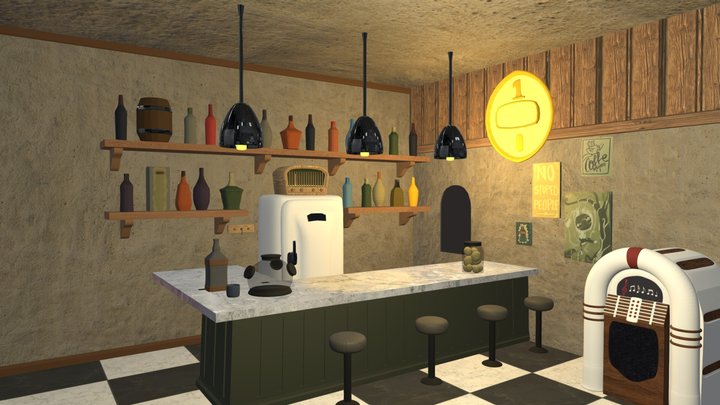 IDP_Bar 3D Model