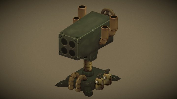 Missile Launcher 3D Model