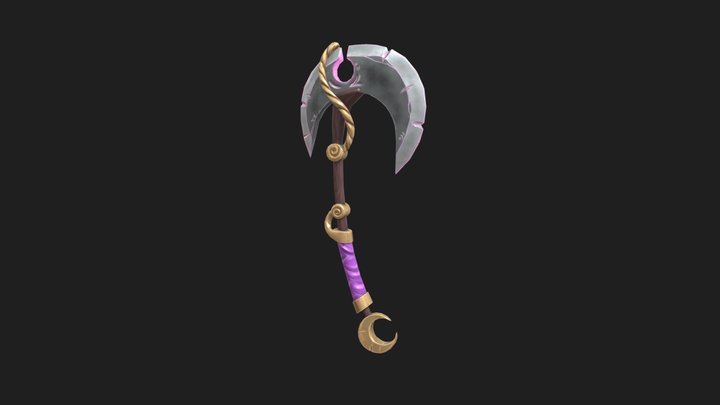 Moonlight Axe 3D Model
