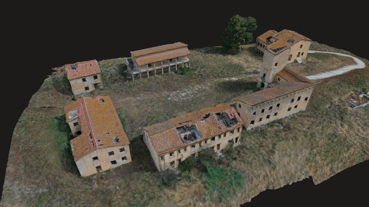 Borgo Borzellino - Drone Geoverticale 3D Model