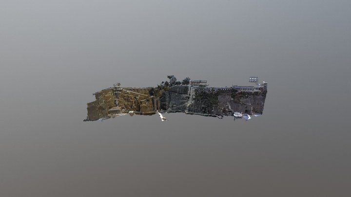 Mesh 1 Falesia Del Pizzo 3D Model