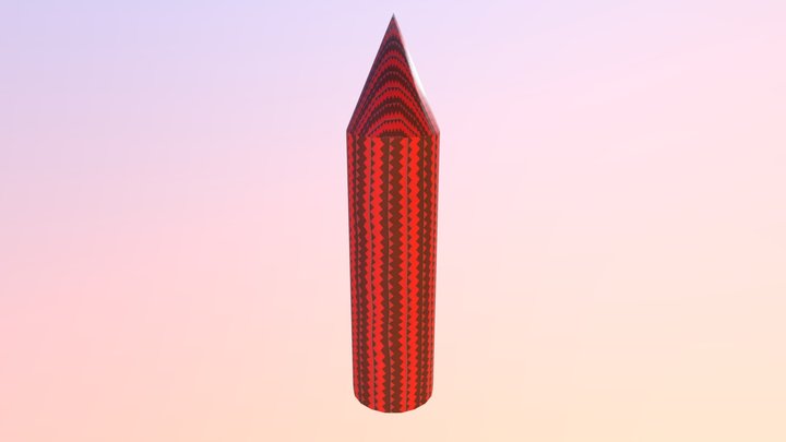 연필 3D Model