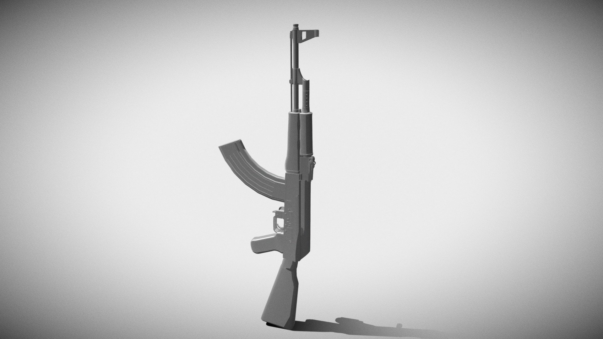 ak47 low poly - 3D model by Kickr Technology (@kickrtech2021) [35e6b9e ...
