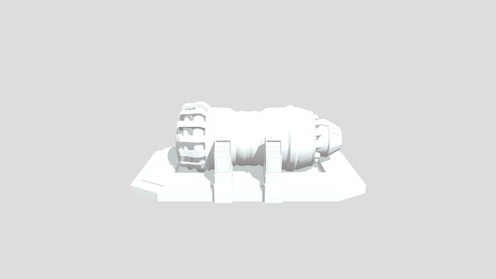 Printable Scifi Generator 3D Model