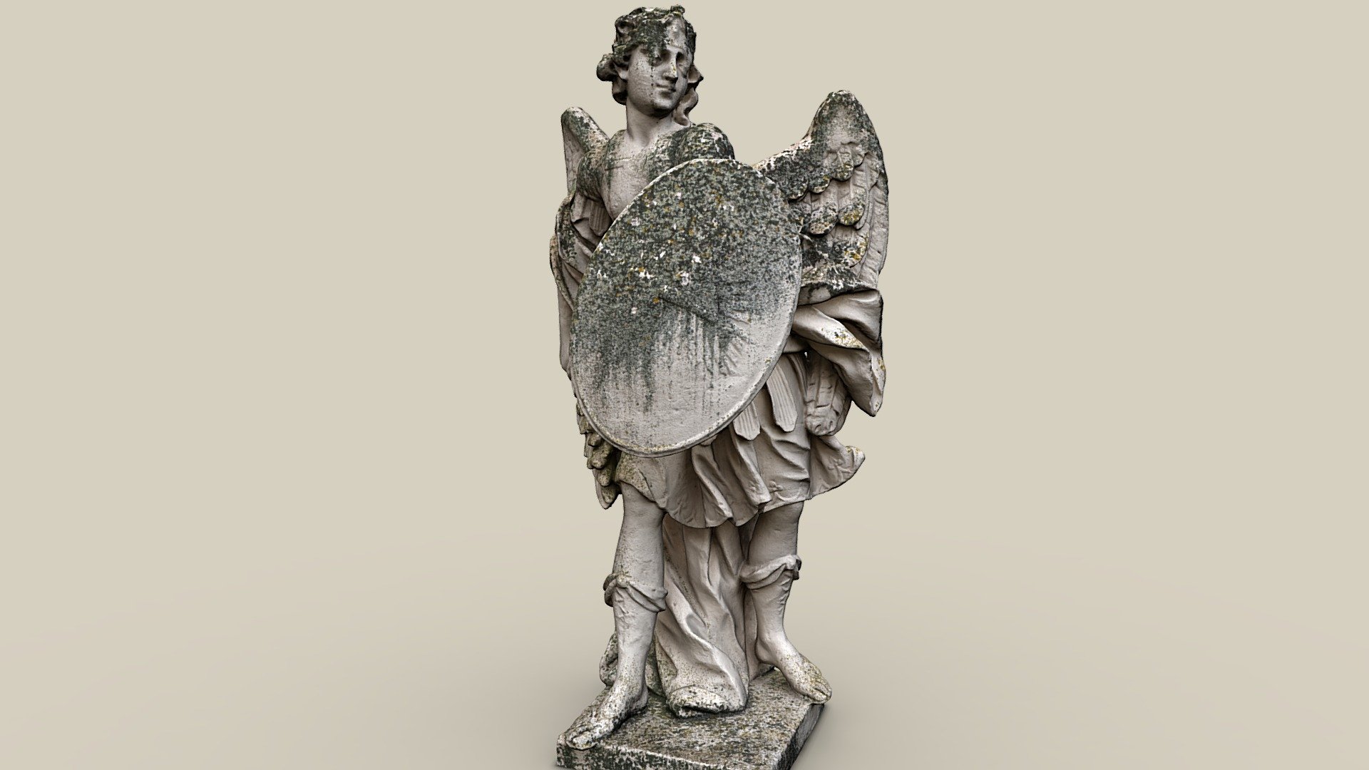 Erzengel Michael — Sketchfab embed 3D viewer