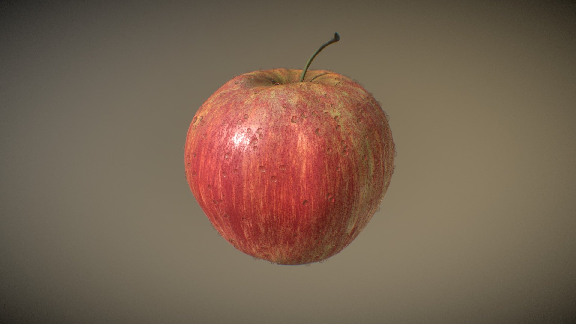 Apple with Droplets