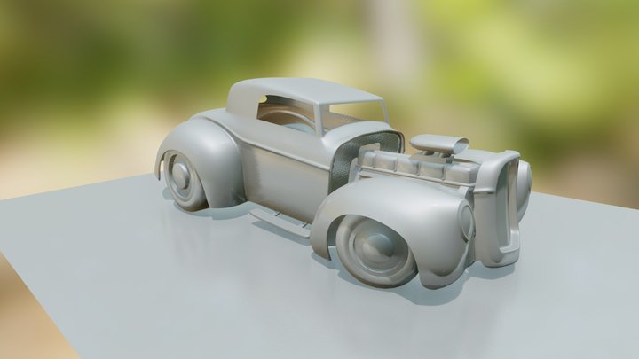 Hotrod (WIP) 3D Model