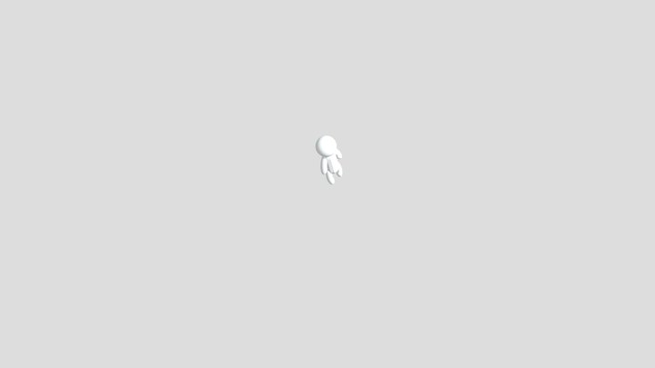 Mesh Humanoid 3D Model
