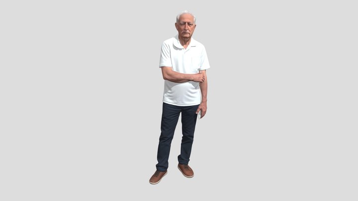 Casual Senior Portrait – Modello 3D gratuito STL