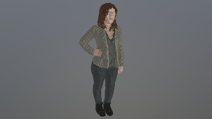 Standing woman 3D Model