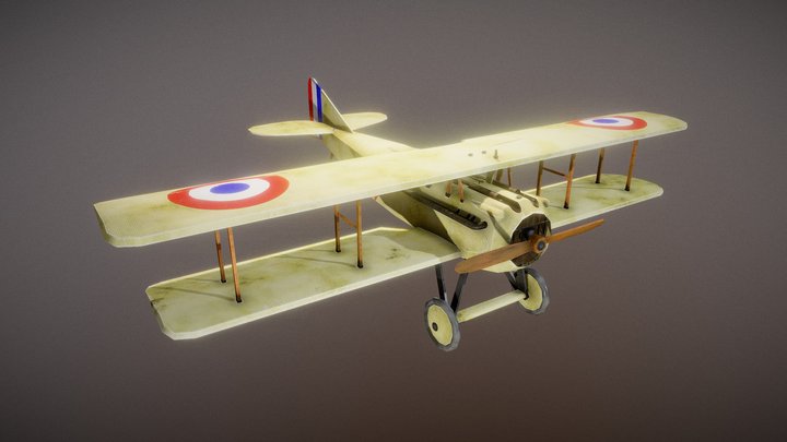 SPAD S.XIII 3D Model
