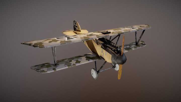 Albatros D.III 3D Model
