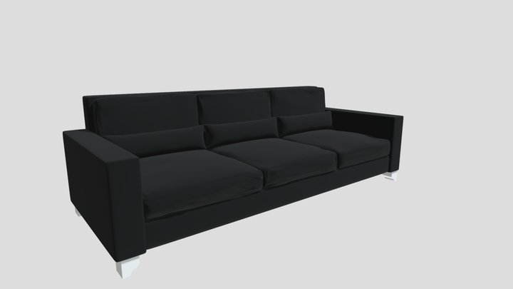 Sofa - Game Ready Model 3D Model