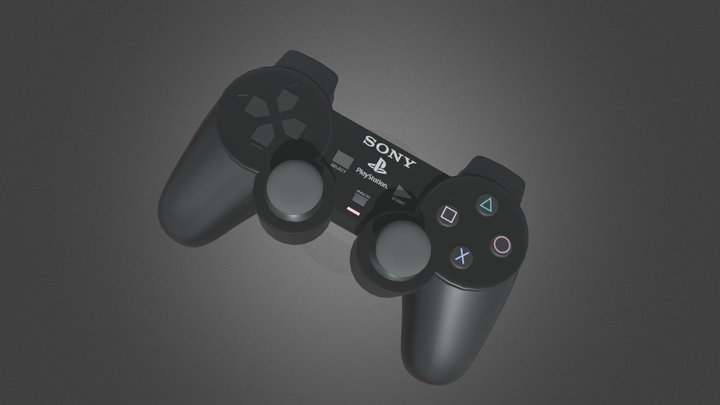 Dualshock 2 3D Model