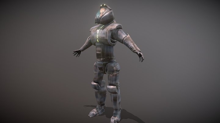 Armoured Space suit – Modelo 3D gratuito STL