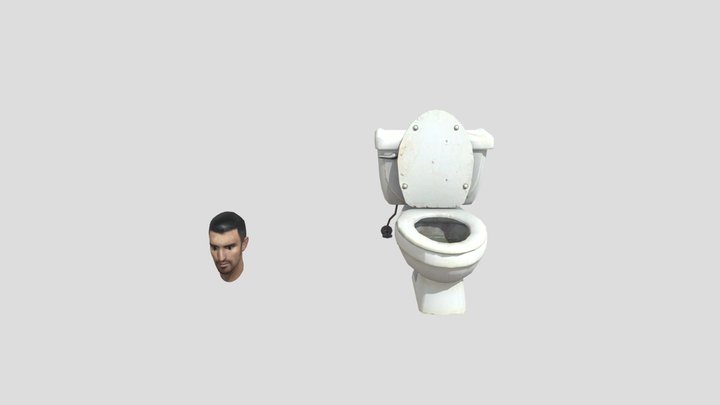 skibidi toilet done on blender 3D Model