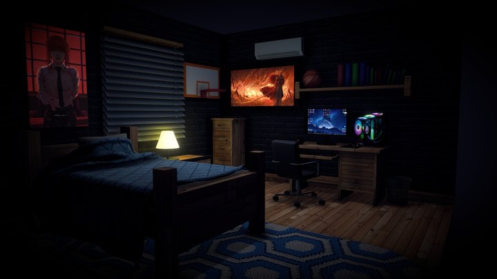 CA2_Isometric_Room 3D Model