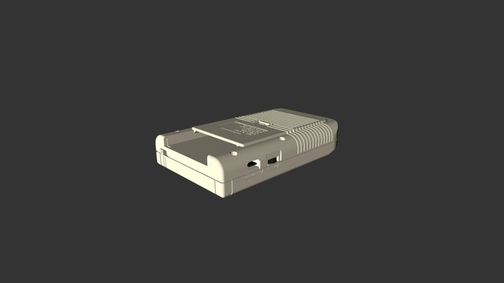 Gameboy Classic 1989 3D Model