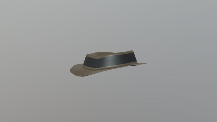 Simple Cowboy Hat 3D Model