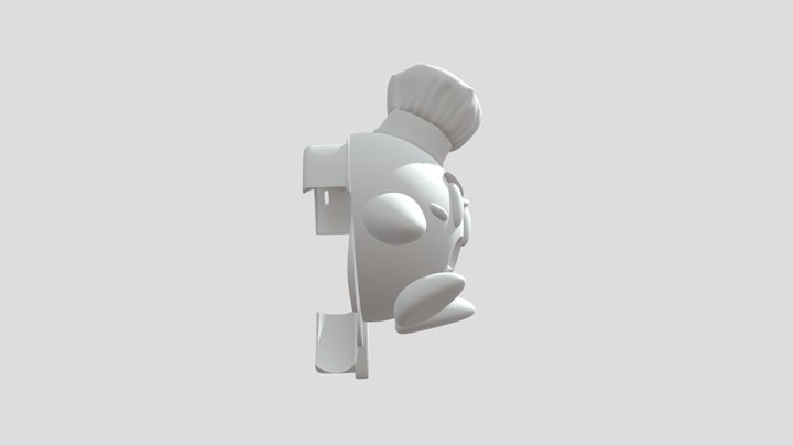 Kirby AirPods attachments 3D Model