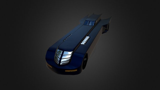 Batmobile 3D Model