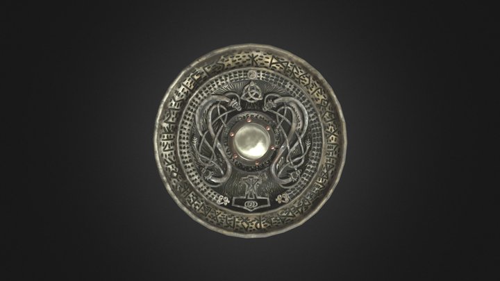 Viking shield 3D Model