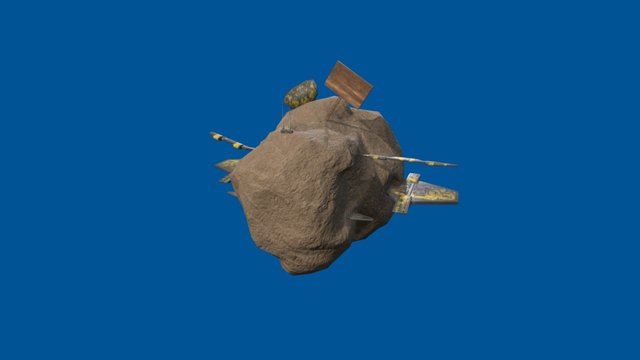 Asteroid spy drone 3D Model